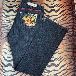Ecko Red Denim Jeans Size 9
